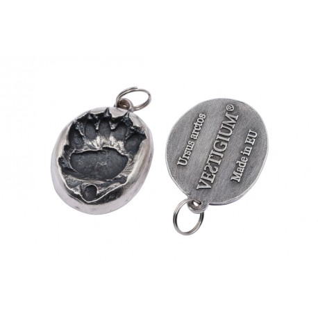 Bear metallic paw pendant Bear metallic paw pendant