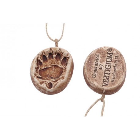 Bear ceramic paw pendant Bear ceramic paw pendant